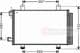 52005090 Van Wezel Радиатор кондиционера