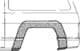 3360146 Van Wezel Крило заднє для Nissan Patrol