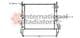 43002158 Van Wezel Радіатор охолодження двигуна для Renault Twingo