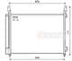 43005466 Van Wezel Радиатор кондиционера для Renault Koleos
