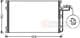 59005150 Van Wezel Радіатор кондиціонера