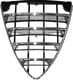 0160510 Van Wezel Решітка радіатора для Alfa Romeo 159