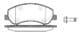 P13503.00 Woking Гальмівні колодки