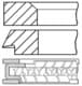 0844660000 Goetze Комплект поршневых колец