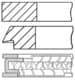 0844670500 Goetze Комплект поршневих кілець