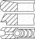 0845310700 Goetze Комплект поршневых колец