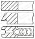 08-246200-00 Goetze Комплект поршневих кілець
