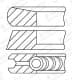0843520010 Goetze Комплект поршневых колец
