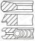 08-119800-00 Goetze Комплект поршневих кілець
