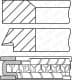 0844600000 Goetze Комплект поршневих кілець