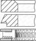 0842450000 Goetze Комплект поршневих кілець