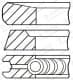 08-436107-00 Goetze Комплект поршневых колец