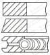 08-425200-00 Goetze Комплект поршневих кілець
