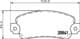 2084102 Textar Тормозные колодки