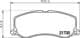 2173001 Textar Гальмівні колодки для Suzuki Swift