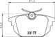 2317703 Textar Тормозные колодки