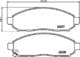2422701 Textar Тормозные колодки