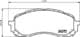 2437201 Textar Гальмівні колодки для Subaru Impreza