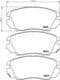 2441501 Textar Гальмівні колодки