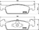 2573801 Textar Гальмівні колодки