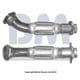 BM70591 BM Catalysts Приймальна труба для BMW X5