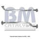 BM50058 BM Catalysts Приймальна труба для Nissan Almera