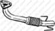 750-071 Bosal Приймальна труба для SAAB 9-3