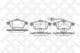 629 001B-SX Stellox Гальмівні колодки для Volkswagen Transporter