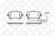 908 011B-SX Stellox Гальмівні колодки