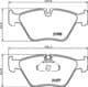 8DB 355 010-711 Hella Pagid Гальмівні колодки для BMW 5 Series