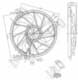 0380140005 Abakus Вентилятор системы охлаждения двигателя для Peugeot 206