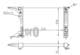 037-017-0086 Loro Радиатор охлаждения двигателя для Opel Omega