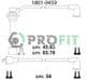 1801-0459 Profit Комплект проводов зажигания