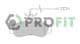 5000-1112 Profit Гальмівні колодки