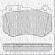 BBP2501 Borg & Beck Гальмівні колодки для Mercedes C-Class