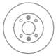 561997JC Jurid Гальмівний диск