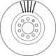 562132JC Jurid Гальмівний диск