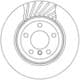 562327JC Jurid Гальмівний диск для BMW X3