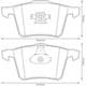 573199J Jurid Тормозные колодки