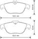 573248JC Jurid Тормозные колодки