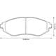 572539J Jurid Гальмівні колодки