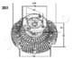 36203 Japko Вискомуфта вентилятора