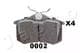 510002 Japko Тормозные колодки