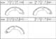 K3601 Asimco Тормозные колодки