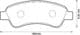 573030B Bendix Гальмівні колодки