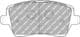 FCP1617R Ferodo Тормозные колодки