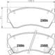 np2043 Nisshinbo Гальмівні колодки для Nissan Almera