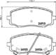 np6085 Nisshinbo Гальмівні колодки для Hyundai i20