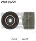 VKM 26220 SKF Обвідний ролик ременя ГРМ