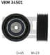 VKM 34501 SKF Обвідний ролик поліклинового ременя